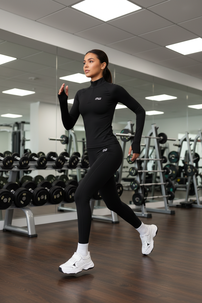 Long sleeve fitness set