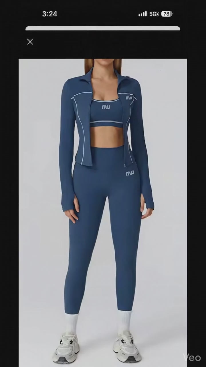 Yoga fitness suit